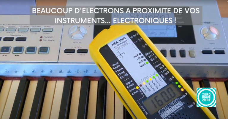 attention aux électrons émis par vos instruments électroniques