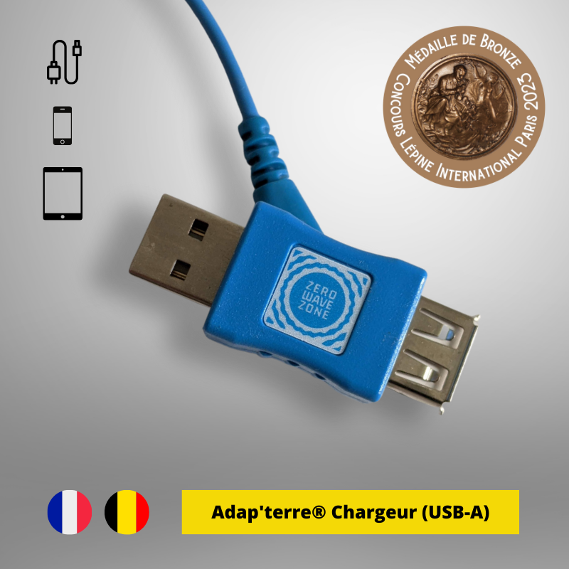 Adap'terre – chargeur (USB-A) - ZERO WAVE ZONE