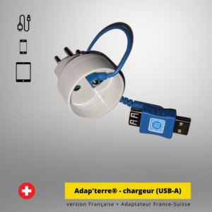 adapterre chargeur usb-a version suisse