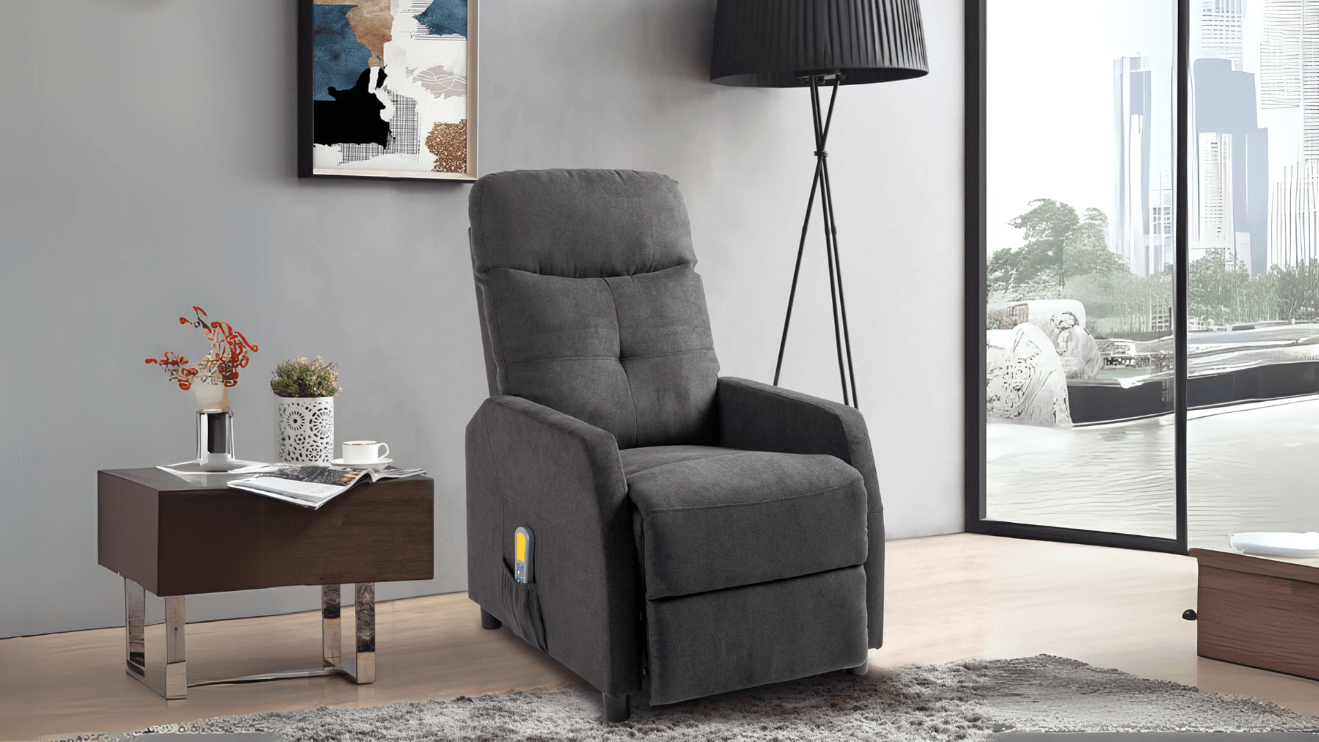 fauteuil relaxant à commande électrique